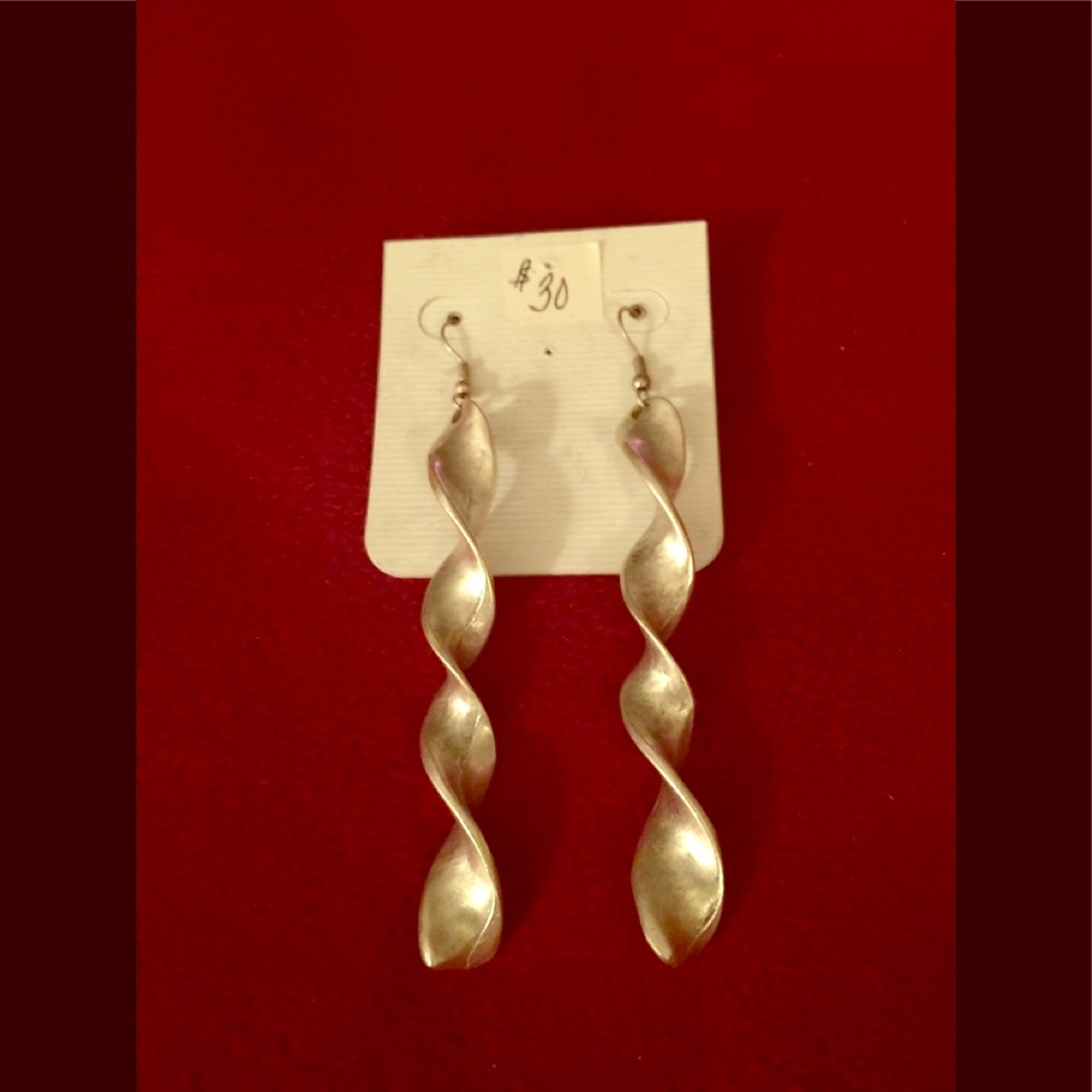 SALE-Pewter Icicle Earrings-lightweight & so cute!